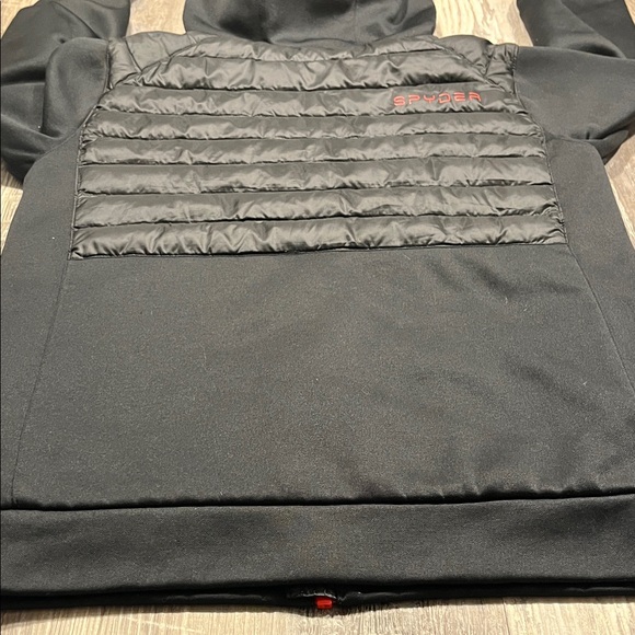 Spyder Black Quilted Outerwear Boys Jacket Size Large - Picture 6 of 6